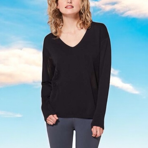 lululemon athletica Sweaters - Lululemon Still Movement Sweater in Black Sz 6